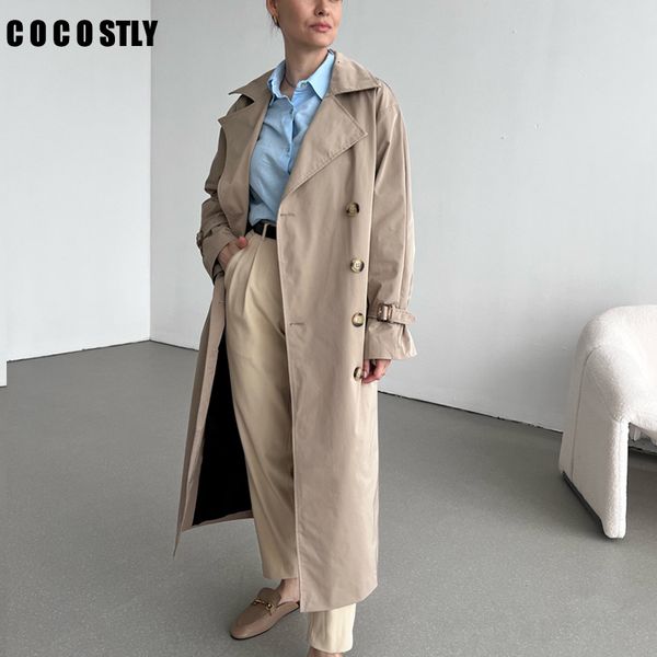women's trench coats trench coat for women coat long sleeves belt double breasted long trench coat ladies windbreaker jacket casaco fem, Tan;black
women's trench coats trench coat for women coat long sleeves belt double breasted long trench coat ladies windbreaker jacket casaco fem, Tan;black