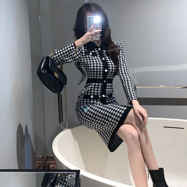 french fashion style mini dress casual designer designed lady knit one piece pullover women sweater, Black;gray
french fashion style mini dress casual designer designed lady knit one piece pullover women sweater, Black;gray