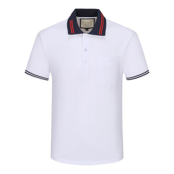 2023 summer designer mens polo shirts womens luxury color collar front stripe print tshirts embroidery letter print t-shirt casual poloshirt, White;black
2023 summer designer mens polo shirts womens luxury color collar front stripe print tshirts embroidery letter print t-shirt casual poloshirt, White;black