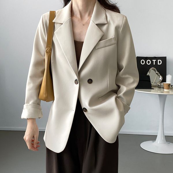 womens suits blazers button back split silhouette double breasted plus blazer beige khaki black autumn women coat 230130, White;black
womens suits blazers button back split silhouette double breasted plus blazer beige khaki black autumn women coat 230130, White;black