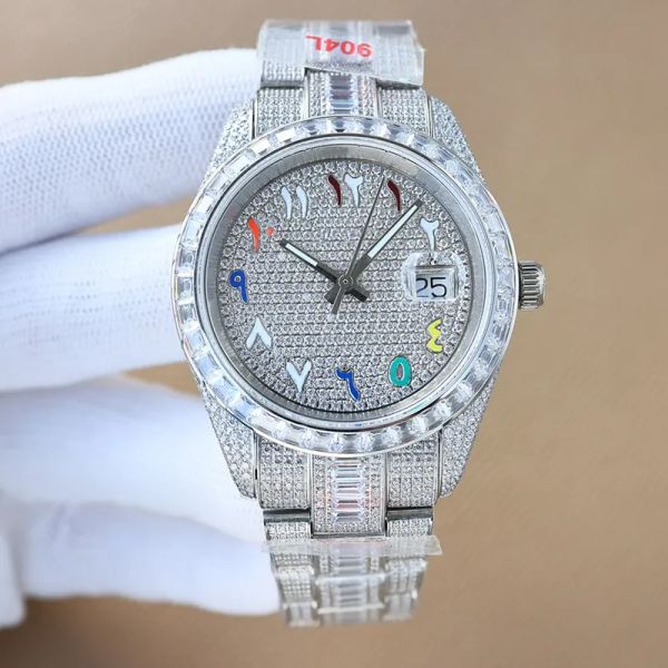 diamond mens watches automatic mechanical watch stainless steel strap 41mm watchs designer sapphire waterproof wristwatch, Slivery;brown
diamond mens watches automatic mechanical watch stainless steel strap 41mm watchs designer sapphire waterproof wristwatch, Slivery;brown