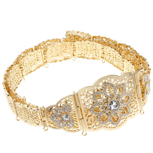 navel bell button rings sunspicems chic morocco jewelry women caftan belt gold color crystal bride dress belt flower waist chain algeria bod, Silver
navel bell button rings sunspicems chic morocco jewelry women caftan belt gold color crystal bride dress belt flower waist chain algeria bod, Silver