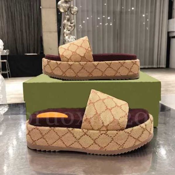 2023 slipper womens fashion embroidered canvas designer slides slip on slippers girls 60mm canvas covered platform sandals and dust bags big, Black
2023 slipper womens fashion embroidered canvas designer slides slip on slippers girls 60mm canvas covered platform sandals and dust bags big, Black