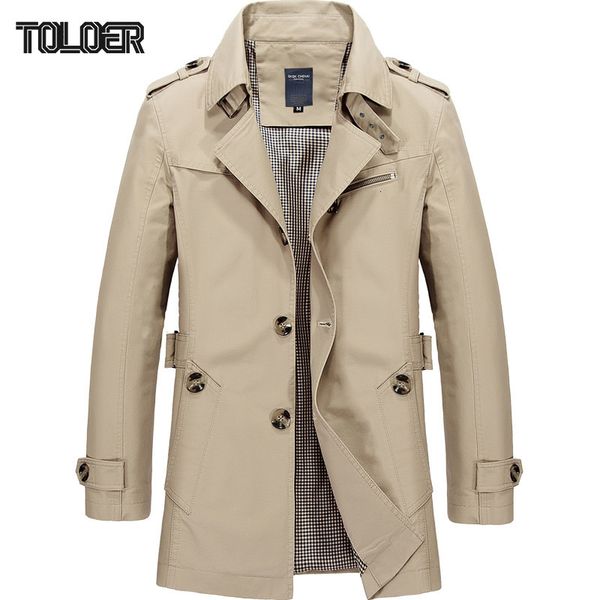 men's trench coats men fashion autumn jacket mid-long mens sashes stylish windbreaker solid male single-breasted jackets 5xl 230130, Tan;black
men's trench coats men fashion autumn jacket mid-long mens sashes stylish windbreaker solid male single-breasted jackets 5xl 230130, Tan;black