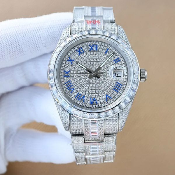 mens automatic mechanical watch diamond watches 41mm all stainless steel swim wristwatch sapphire luminous wristwatches business casual mont, Slivery;brown
mens automatic mechanical watch diamond watches 41mm all stainless steel swim wristwatch sapphire luminous wristwatches business casual mont, Slivery;brown