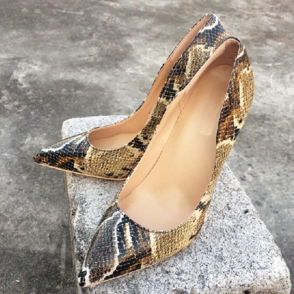 women shoes fashion brand red bottom 8cm/10cm/12cm python printed woman pointed toe stiletto high heels ladies fashion pumps party bridal sh, Black
women shoes fashion brand red bottom 8cm/10cm/12cm python printed woman pointed toe stiletto high heels ladies fashion pumps party bridal sh, Black