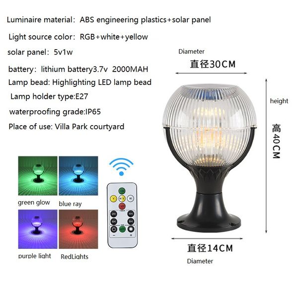 colorful rgb waterproof solar garden lights outdoor community garden door post household multi-silicon crystal solar panel
colorful rgb waterproof solar garden lights outdoor community garden door post household multi-silicon crystal solar panel