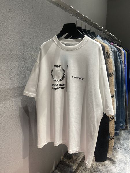 spring and summer wheat grain logo printing loose round neck fashion brand os t-shirt short sleeve, White;black
spring and summer wheat grain logo printing loose round neck fashion brand os t-shirt short sleeve, White;black