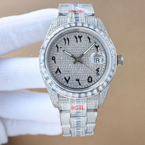 diamond designer mens watch 41mm movement master automatic mechanical watches sapphire glass classic folding strap waterproof wristwatch mon, Slivery;brown
diamond designer mens watch 41mm movement master automatic mechanical watches sapphire glass classic folding strap waterproof wristwatch mon, Slivery;brown