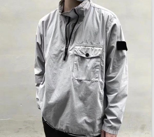 mens jackets brand designer spring autumn black grey loose style high-end stone half zipper technical work jacket for men women is land fash, Black;brown
mens jackets brand designer spring autumn black grey loose style high-end stone half zipper technical work jacket for men women is land fash, Black;brown