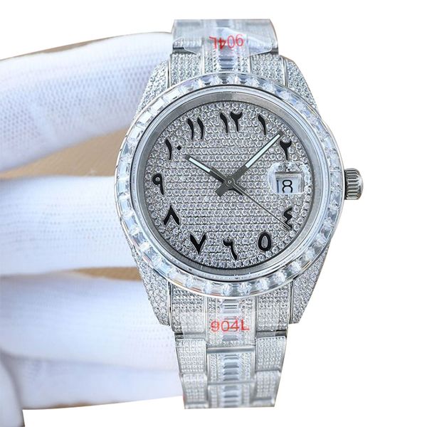 highquality men watch ffull iced out 41mm diamonds dial arabic number bracelet automatic mechanical men watches, Slivery;brown
highquality men watch ffull iced out 41mm diamonds dial arabic number bracelet automatic mechanical men watches, Slivery;brown