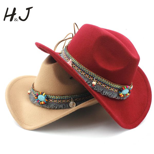wide brim hats bucket hats fashion women's wool hollow western cowboy tassel belt elegant lady jazz cowgirl jazz toca sombrero cap size, Blue;gray
wide brim hats bucket hats fashion women's wool hollow western cowboy tassel belt elegant lady jazz cowgirl jazz toca sombrero cap size, Blue;gray