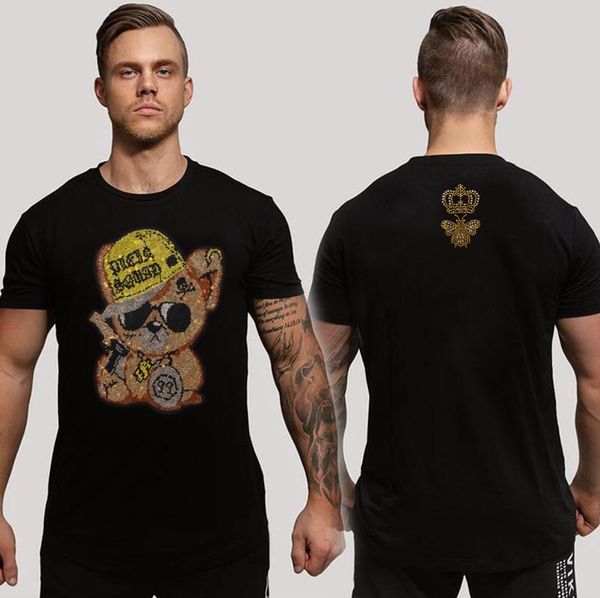 summer slim fit t shirt men's gifts luxury design o-neck man designer rhinestone, White;black
summer slim fit t shirt men's gifts luxury design o-neck man designer rhinestone, White;black
