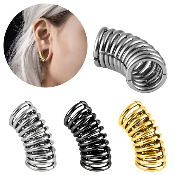 navel bell button rings vanku 1pc ear lobe cuff ear gauge plugs ear tunnels stretcher lobe weights women clip on cartilage body piercing jew, Silver
navel bell button rings vanku 1pc ear lobe cuff ear gauge plugs ear tunnels stretcher lobe weights women clip on cartilage body piercing jew, Silver