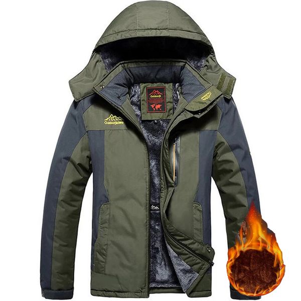 men's jackets winter hooded jacket thick fleece lined windproof coat outdoor climbing waterproof outwear for male size 8xl 9xl 230130, Black;brown
men's jackets winter hooded jacket thick fleece lined windproof coat outdoor climbing waterproof outwear for male size 8xl 9xl 230130, Black;brown