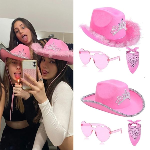 wide brim hats bucket hats pink cowboy caps western cowgirl hat for women girl po props bandana cowgirl hats party fedora 230130, Blue;gray
wide brim hats bucket hats pink cowboy caps western cowgirl hat for women girl po props bandana cowgirl hats party fedora 230130, Blue;gray