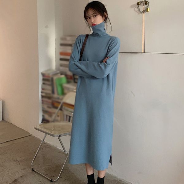 casual dresses turtleneck dress for women long sleeve side split loose fit winter soft warm ribbed knit midi 230130, Black;gray
casual dresses turtleneck dress for women long sleeve side split loose fit winter soft warm ribbed knit midi 230130, Black;gray