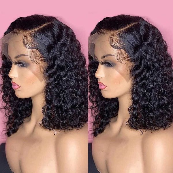 lace wigs short bob water wave front for women brazilian 13x1 5x1 t part curly human hair loose deep frontal 230106, Black;brown
lace wigs short bob water wave front for women brazilian 13x1 5x1 t part curly human hair loose deep frontal 230106, Black;brown
