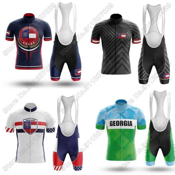 usa state georgia cycling jersey set 2021 summer cycling clothing men road bike shirts suit bicycle bib shorts mtb wear maillot, Black;red
usa state georgia cycling jersey set 2021 summer cycling clothing men road bike shirts suit bicycle bib shorts mtb wear maillot, Black;red