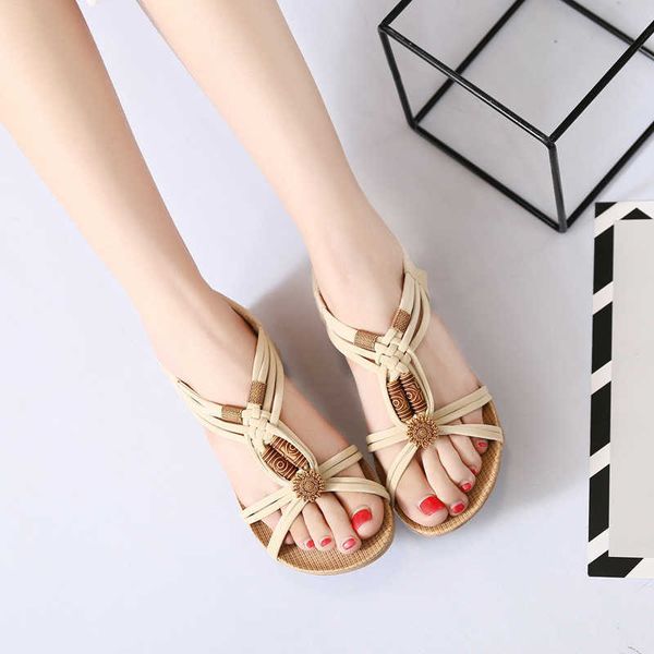 women fashion rome sandals outdoor casual flat beach summer shoes female non-slip clip toe flip flops sandalias mujer 0130, Black
women fashion rome sandals outdoor casual flat beach summer shoes female non-slip clip toe flip flops sandalias mujer 0130, Black