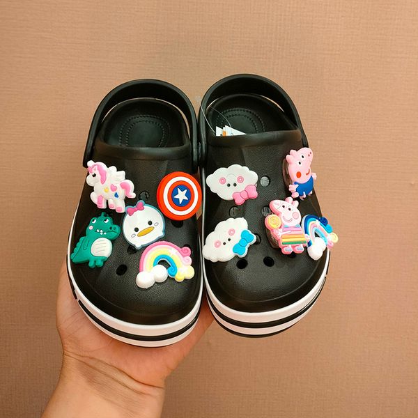 sandals designer kids toddlers croc hole slipper clog boys girls beach shoes infants baby casual summer youth children slides with cute347, Black;red
sandals designer kids toddlers croc hole slipper clog boys girls beach shoes infants baby casual summer youth children slides with cute347, Black;red