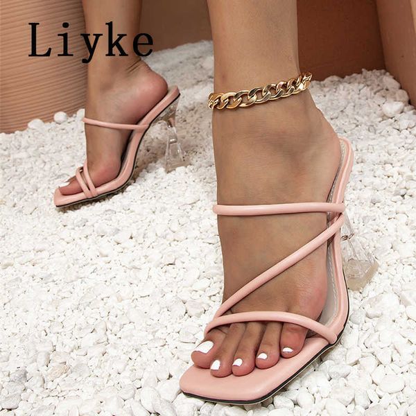summer women slippers outdoor fashion open toe narrow band gladiator sandals transparent strange heels party ladies shoes 0129, Black
summer women slippers outdoor fashion open toe narrow band gladiator sandals transparent strange heels party ladies shoes 0129, Black