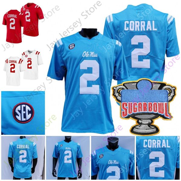 football jerseys 2022 new ncaa ole miss rebels football jersey 2 matt corral college sugar bowl patch red baby blue white size youth adult, Black;red
football jerseys 2022 new ncaa ole miss rebels football jersey 2 matt corral college sugar bowl patch red baby blue white size youth adult, Black;red