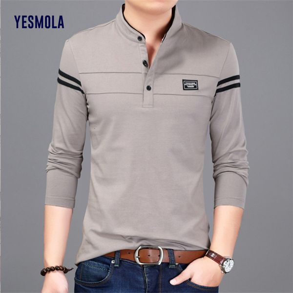 men's t-shirts yesmola men long sleeve spring autumn solid tshirt men's clothing mandarin collar t-shirts polo t shirt for men 23, White;black
men's t-shirts yesmola men long sleeve spring autumn solid tshirt men's clothing mandarin collar t-shirts polo t shirt for men 23, White;black