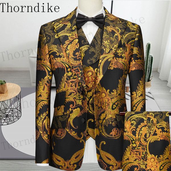 men's suits blazers thorndike tailor-made tuxedo 3 pieces blazer wedding party singer groom costume homme latest coat design men suits, White;black
men's suits blazers thorndike tailor-made tuxedo 3 pieces blazer wedding party singer groom costume homme latest coat design men suits, White;black