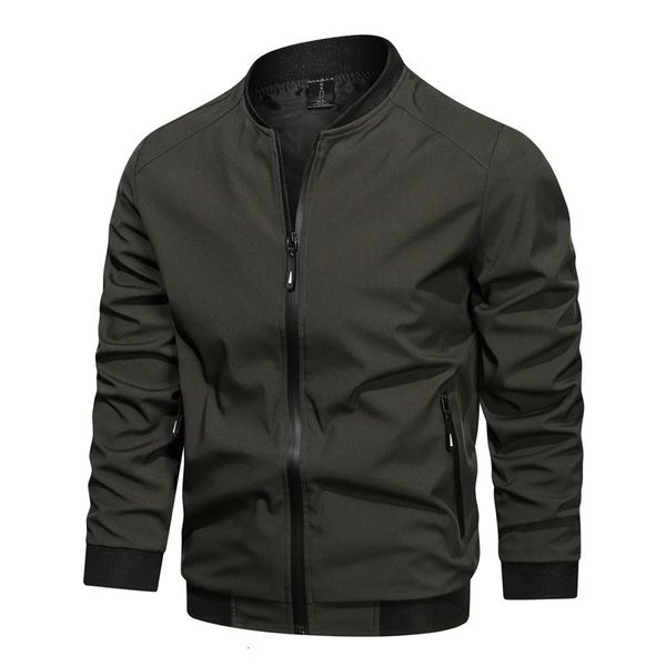 men's jackets long sleeve casual spring and autumn solid color simple fashion loose stand collar 230130, Black;brown
men's jackets long sleeve casual spring and autumn solid color simple fashion loose stand collar 230130, Black;brown