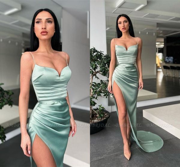 sage green prom dresses 2023 spaghetti straps backless thigh high split evening gowns women occasion party vestidos bc14960, Black
sage green prom dresses 2023 spaghetti straps backless thigh high split evening gowns women occasion party vestidos bc14960, Black