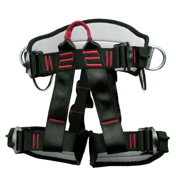 camping safety belt 25kn outdoor rock climbing outdoor expand training half body harness protective supplies survival equipment
camping safety belt 25kn outdoor rock climbing outdoor expand training half body harness protective supplies survival equipment