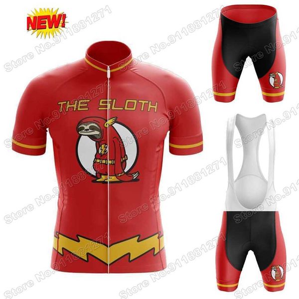 2022 mens the sloth funny cartoon anime cycling jersey set summer bicycle clothing bicycle bib shorts mtb ropa maillot, Black;red
2022 mens the sloth funny cartoon anime cycling jersey set summer bicycle clothing bicycle bib shorts mtb ropa maillot, Black;red