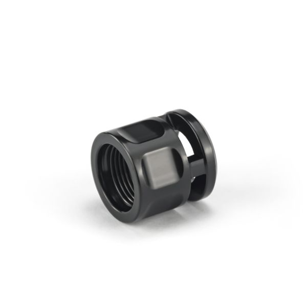 fittings griffin armament 17-4 stainless steel mini micro carry comp pistol compensator - 1/2x28 muzzle control brake oem adapter for 9mm ai
fittings griffin armament 17-4 stainless steel mini micro carry comp pistol compensator - 1/2x28 muzzle control brake oem adapter for 9mm ai