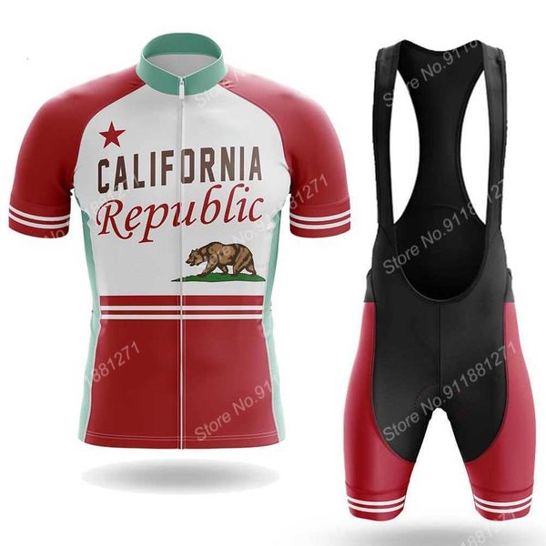 suit california republic 2021 cycling jersey set summer cycling clothing road bike mountain bicycle shirt bib shorts mtb ropa, Black;red
suit california republic 2021 cycling jersey set summer cycling clothing road bike mountain bicycle shirt bib shorts mtb ropa, Black;red