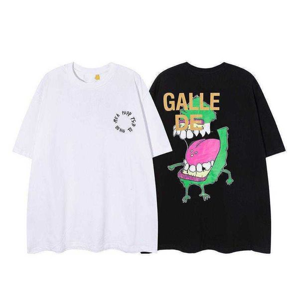fashion brand designer t shirt summer galleryes depts ogre cartoon printing loose casual men's and women's shirts, White;black
fashion brand designer t shirt summer galleryes depts ogre cartoon printing loose casual men's and women's shirts, White;black