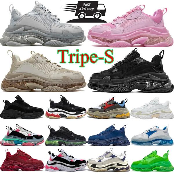 triple s running shoes designer men women platform sneakers pairs clear sole old dad shoe black white fluo yellow neon green pink mint gym r
triple s running shoes designer men women platform sneakers pairs clear sole old dad shoe black white fluo yellow neon green pink mint gym r