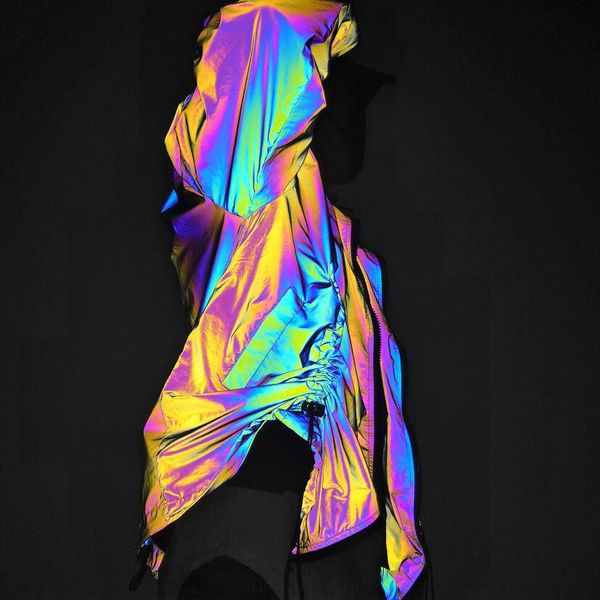men's jackets rainbow hip hop reflective men fashion drawstring sleeve zipper male cycling walking running fluorescent clothing 230130, Black;brown
men's jackets rainbow hip hop reflective men fashion drawstring sleeve zipper male cycling walking running fluorescent clothing 230130, Black;brown