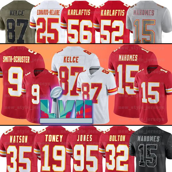 15 patrick mahomes chiefes football jerseys kansases city kadarius toney nick bolton juju smith-schuster travis kelce chris jones jaylen wat, Black;red
15 patrick mahomes chiefes football jerseys kansases city kadarius toney nick bolton juju smith-schuster travis kelce chris jones jaylen wat, Black;red