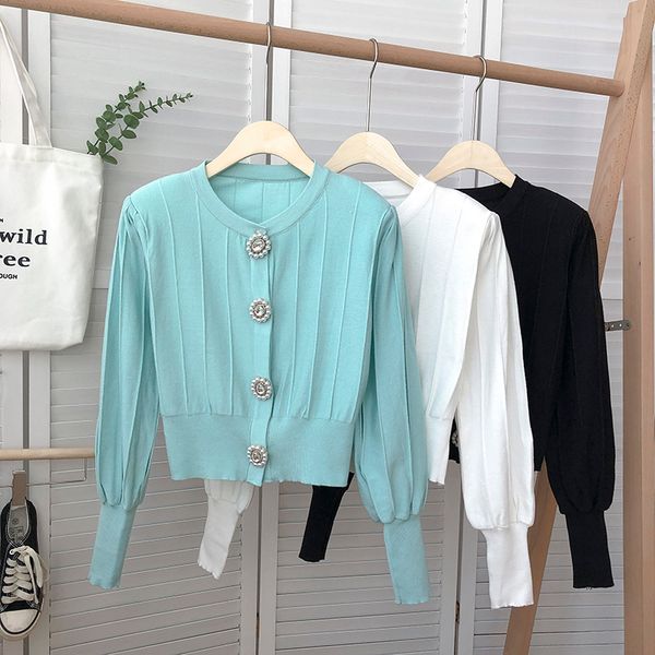 pearl diamond women's jackets single-breasted knit cardigan female o-neck long-sleeve sweater jackets women autumn outer wear 2023, Black;brown
pearl diamond women's jackets single-breasted knit cardigan female o-neck long-sleeve sweater jackets women autumn outer wear 2023, Black;brown
