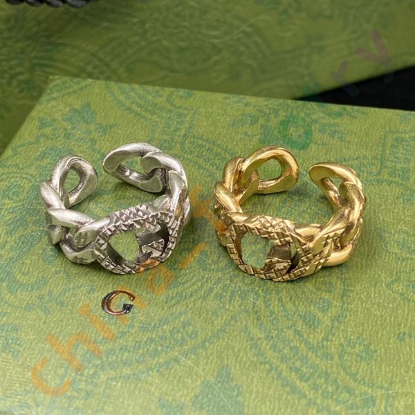 luxurys designers rings fashion men women letter vintage adjustable opening ring lovers jewelry ring, Silver
luxurys designers rings fashion men women letter vintage adjustable opening ring lovers jewelry ring, Silver