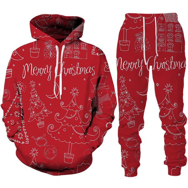 men's tracksuits merry christmas 3d print men's hoodie/set happy year costume hooded sweatshirtpants suit fashion couple streetwea, Gray
men's tracksuits merry christmas 3d print men's hoodie/set happy year costume hooded sweatshirtpants suit fashion couple streetwea, Gray