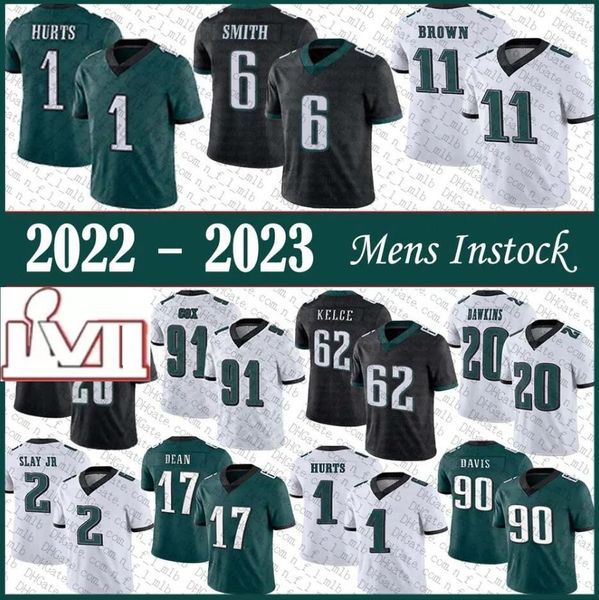 devonta smith jalen hurts football jersey mens t-shirts jason kelce aj brown darius slay jr. philadelphia miles eagles sanders 4xl', White;black
devonta smith jalen hurts football jersey mens t-shirts jason kelce aj brown darius slay jr. philadelphia miles eagles sanders 4xl', White;black