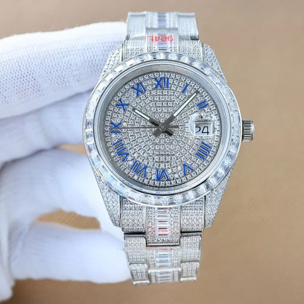 wristwatches iced out men watches diamond watch man stainless steel wristwatch male wristwatch movement watches, Slivery;brown
wristwatches iced out men watches diamond watch man stainless steel wristwatch male wristwatch movement watches, Slivery;brown