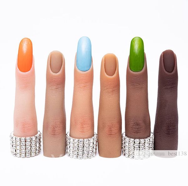 good display mannequin torso bendable silicone finger model with joint flexible for nail training or ring display, Khaki
good display mannequin torso bendable silicone finger model with joint flexible for nail training or ring display, Khaki