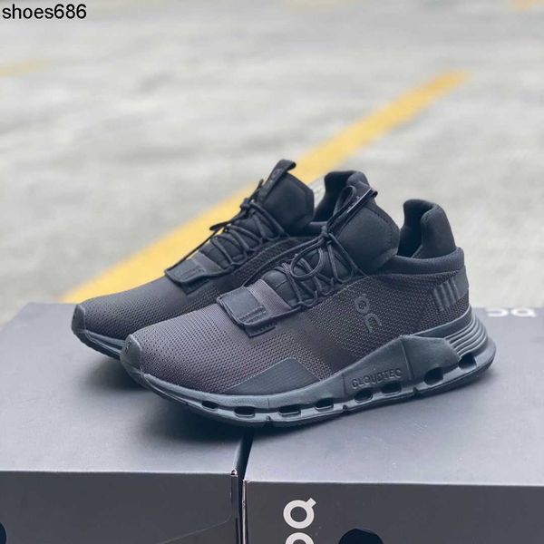 on run all-weather lightweight shock absorption comfortable breathable casual men's sports shoes cloudnova running shoes are small, Black
on run all-weather lightweight shock absorption comfortable breathable casual men's sports shoes cloudnova running shoes are small, Black