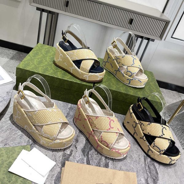 2023 summer women's sandal pvc straw criss cross strap platform wedge sandals slip on slides double g high heels slingback party weddin, Black
2023 summer women's sandal pvc straw criss cross strap platform wedge sandals slip on slides double g high heels slingback party weddin, Black