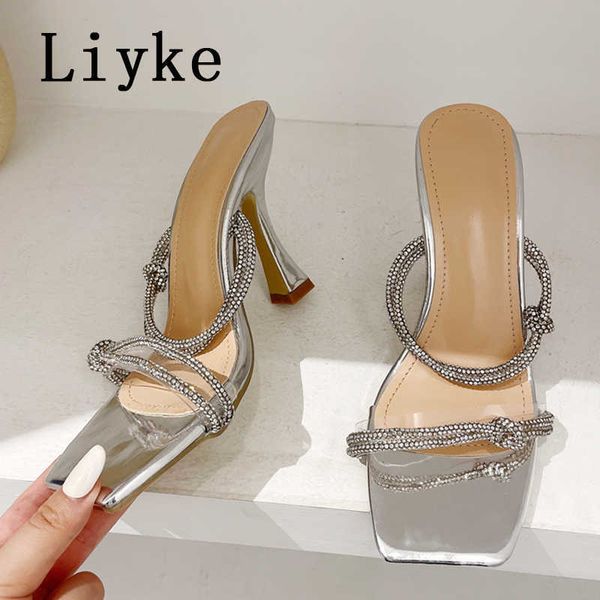 fashion silver crystal rhinestone high heels slippers summer shoes for women mules square to pumps drress sandals slider 0129, Black
fashion silver crystal rhinestone high heels slippers summer shoes for women mules square to pumps drress sandals slider 0129, Black