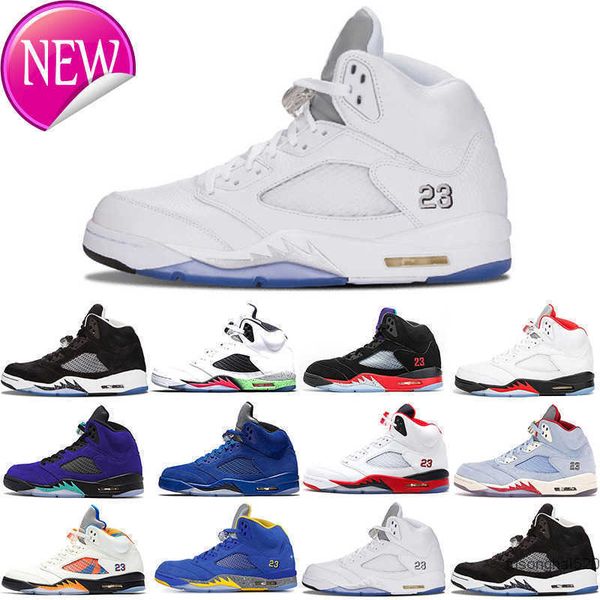 2022 new fashion men basketball shoes 5 5s alternate grape blue suede fire red international flight laney royal metallic silver oreo space n, Black
2022 new fashion men basketball shoes 5 5s alternate grape blue suede fire red international flight laney royal metallic silver oreo space n, Black