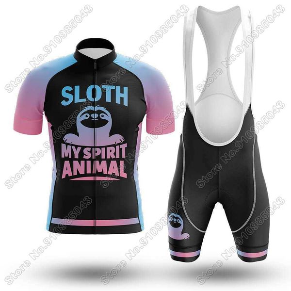 2021 sloth - my spirit animal men cycling jersey set summer cycling clothing road bike shirts suit bicycle bib shorts mtb wear, Black;red
2021 sloth - my spirit animal men cycling jersey set summer cycling clothing road bike shirts suit bicycle bib shorts mtb wear, Black;red